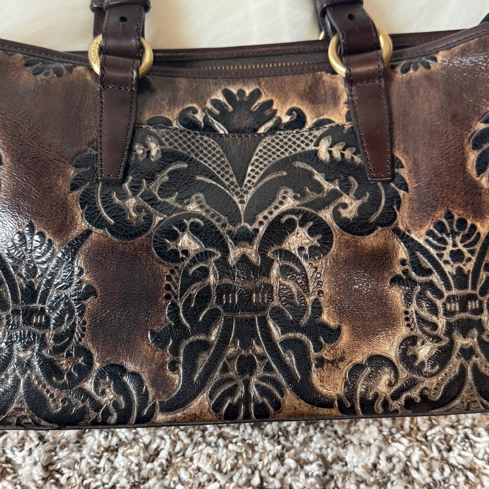 Brahmin expresso fresco Asher mini purse with Tassel - Picture 10 of 10